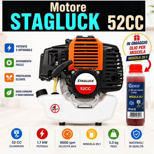 Motore stagluck tempi 1 - motore, 2