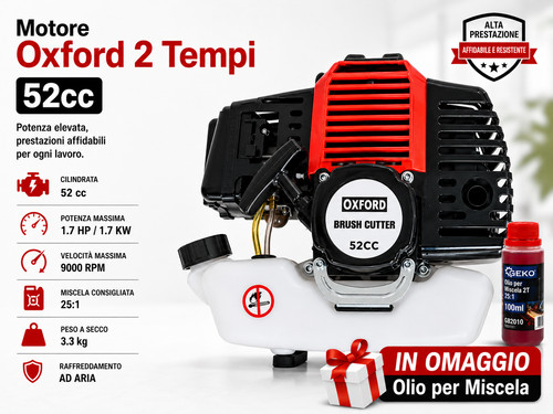 Motore oxford 52cc tempi - oxford,